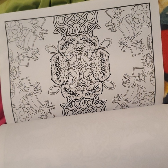 Celtics dragon coloring book - Picture 8 of 14